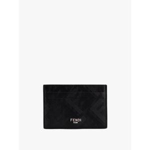 FENDI Leather cardholder with FF motif 7M0371