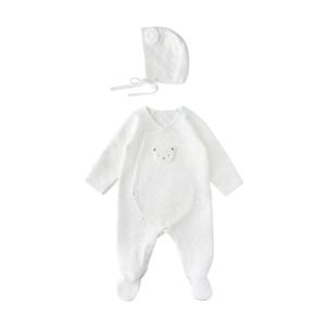 M밍크뮤D 25FW (CR)뮤뮤퀼팅SET배내우주복 모자보넷세트 (35C7004101)