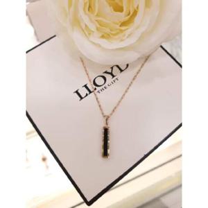 로이드 LPP20C20G 오닉스 렉탱글 14K Gold 펜던트