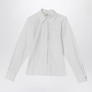 FENDI White striped cotton shirt FS8204AWZXXHFENDI-F0NM