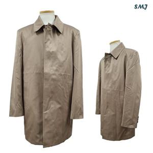 SMJ1095 싱글 트렌치 코트 하프 남성 봄 가을 하프코트