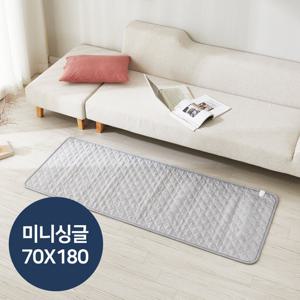 눕자 카본 탄소매트 전기요장판 라이트그레이 미니싱글