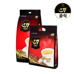 G7 3in1 커피믹스 16g 100개입 + 커피믹스 50개입 구성