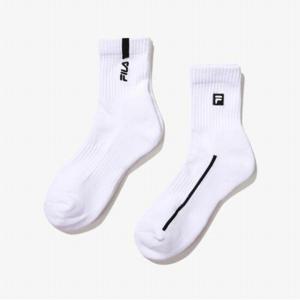 [휠라] 정상* 19,000원 쿠셔닝 중목양말 2매입(FS3SCG1182X_WHI)