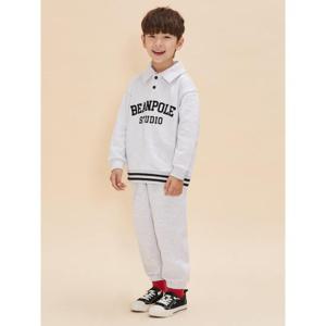 [35%OFF][빈폴키즈]바서티 칼라 상하세트 라이트그레이(BI4841U022)