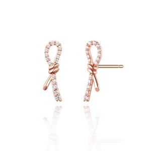 [스톤헨지][김지원PICK] Love Knot 14K 귀걸이 SA24C45B