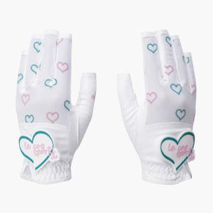 [20%OFF] 르꼬끄골프 여성 매쉬 믹스 네일컷 양손 장갑 (GQ122LGL31)