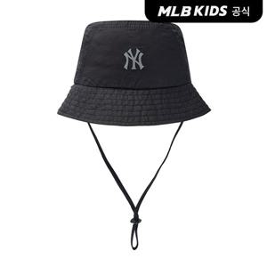 [MLB키즈 공식] 25SS 힙 아웃도어 홑겹 버킷햇 NY (Black) 7AHTR0453-50BKS