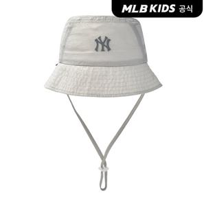 [MLB키즈 공식] 25SS 힙 아웃도어 홑겹 버킷햇 NY (Grey) 7AHTR0453-50GRS