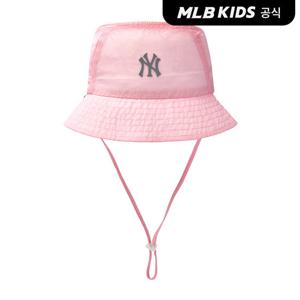 [MLB키즈 공식] 25SS 힙 아웃도어 홑겹 버킷햇 NY (Mg.Pink) 7AHTR0453-50PKM