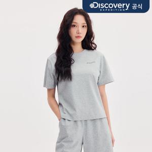 프레시벤트 워시드 여성 경량 트레이닝 반팔 티셔츠 (M/GREY)  DWTR66053-MGS