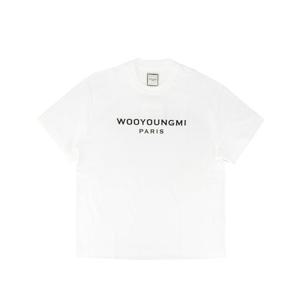 25SS 우영미 W251TS01 714W 프론트 로고 티셔츠 화이트