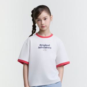 K252GTS930 여아 링거 반팔 WHITE