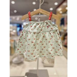블루독베이비[hu] 25.SS (MN)플라워민소매상하세트 45370-672-14 여아상하복 외출복 여름상하복  등원복