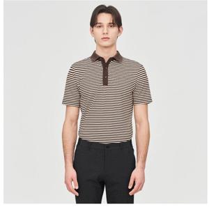 [링스골프][24SS]남성 스트라이프 폴로 티셔츠 L11D2TO202_BR_CC