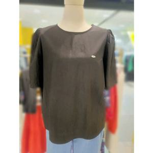 베네통 소매 셔링 리본 블라우스 BABL96531
