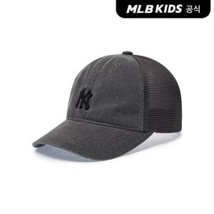 [MLB키즈 공식] 25SS 빈티지 워싱 원로고 메쉬캡 NY (Charcoal Grey) 7ACPVT253-50CGS