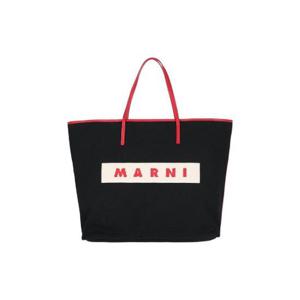 Marni 로고 패치 탑 핸들 백 SHMP0114U0P6535 ZO725 TP942616566