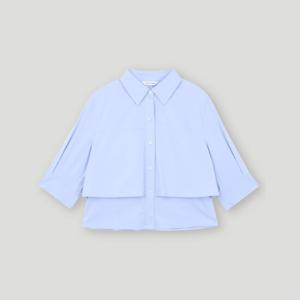 [코데즈컴바인]레이어 카라넥 블라우스 (CKB-BL507W6)