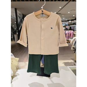 [블루독베이비] 25 FW(크림)가디건 상하세트(45A7067213)백일 돌 유아 조카 선물 실내 등원 (45A7067213) c