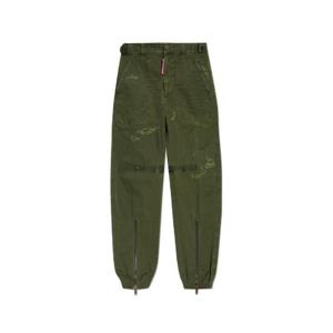 Dsquared2 로고 패치 디스트레스드 카고 팬츠 S74KB0966S78205 695 TP935907090