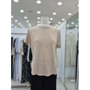 [오조크]폴리레이온 밑단 라운드 무지 반팔티셔츠 FOTMCTR541P
