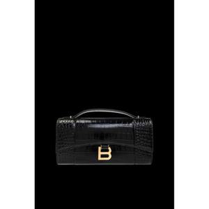 발렌시아가 아워글래스 포셰트 엠보싱 탑 핸들 백 8345022ABLU 1000 TP944423669