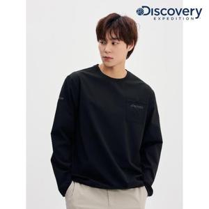 디스커버리 (DMMT37051_BKS) 프레시벤트 남성 우븐 맨투맨 DXNW