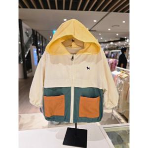 [블루독베이비] 25 FW(CR)컬러블럭 원드브레이커(45A1411001)출산 백일 돌 선물 조카 유아 아가옷 바람막이