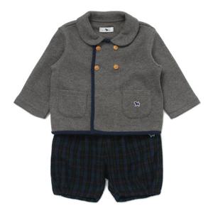 [블루독베이비8] FW25 클래식 재킷 상하세트 HJ (45A1361008) (BLUEDOG BABY 유아 출산 백일 선물 도트 강