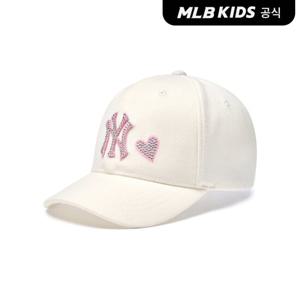 [MLB키즈 공식] 25N 베이직 스톤캡 NY (Ivory) 7FCP4415N-50IVS
