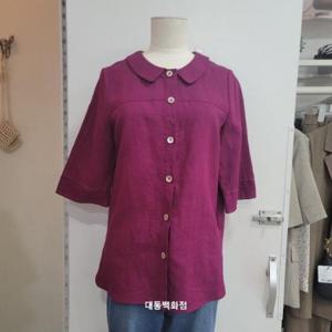 올리비아하슬러 DP01 둥근카라 블라우스 OHEMBL110