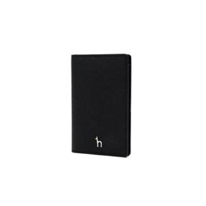 [헤지스ACC]HIHO2F131BK [NOMAD]블랙 퍼피로고 플랫 카드지갑