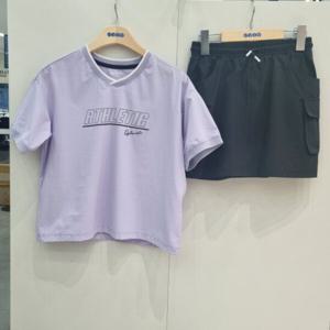 [에스핏]브이넥스커트세트TR SJY303FFTR07_GN