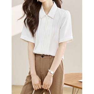 [에꼴드파리]트루 롤업 반팔셔츠_F57WBB030Z