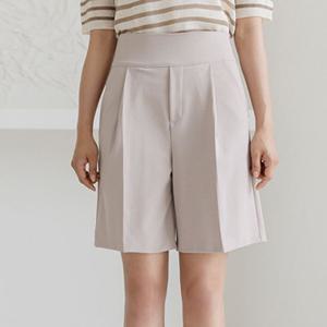 [바네사빈]S~XL)썸머스판 핏이 이쁜 빅밴드 주름 반바지 v01128