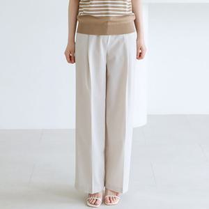[바네사빈]린넨 사이드탭 와이드 팬츠 슬랙스 v00738