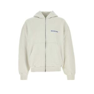 발렌시아가 후드 티셔츠 803264TSVP1 8016 White