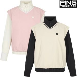 [핑]여성 베스트 레이어드 점퍼 121D1JP185_IB_CJ