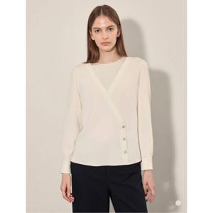 [올리비아로렌][올리비아로렌] 라운드랩블라우스VOCNL4F8231 (P0
