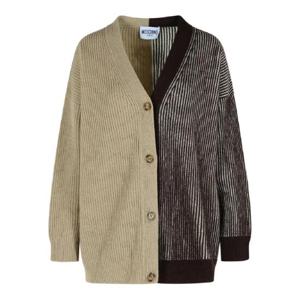 25 FW 모스키노 two tone ribbed cardigan K1V09218204 TP441405587