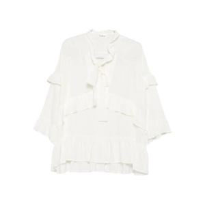 25 FW 파로쉬 ruffled silk blouse SEWASHD313100 TP441409526