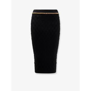 [ELISABETTA FRANCHI] 라프리마 여성 스커트 비스코스 블렌드 펜슬 GK20B56E2 110 NERA /12