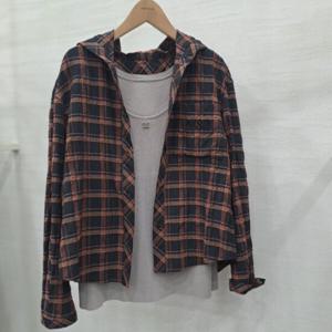 [샤트렌]후드체크셔츠HCDFFJ201_JJ