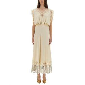 파코라반 미디 원피스 25ECRO097PO0336 P742 Beige