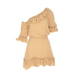 생로랑 미디 원피스 819589Y3K45 9520 Beige