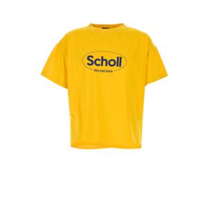 발렌시아가 반팔 티셔츠 826346TSVT3 7200 Yellow