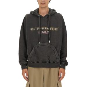 오프화이트 스웨터 OMBB119 F23FLE0051084 Black
