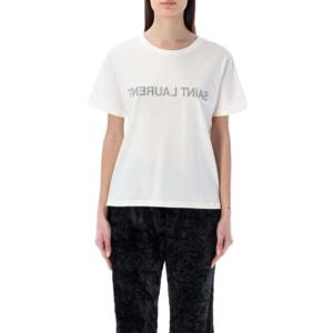 생로랑 반팔 티셔츠 25P665234Y37AW 9744 WHITE