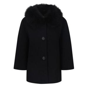 [베스띠벨리]폭스퍼와이드슬리브코트 24FWH426571BK_YS